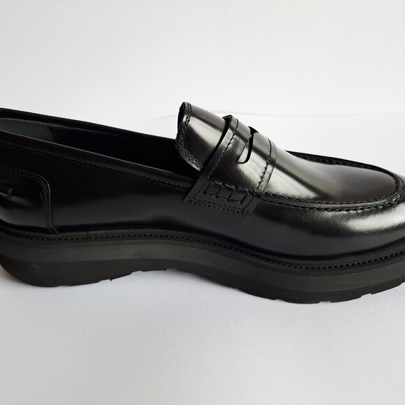 NEW Fradi Men\'s Black Leather Italian Loafers Shoes Size 44 / US 11 main image 8